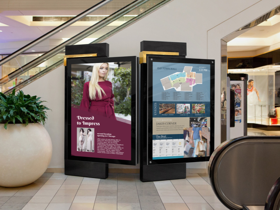 digital signage for supermarket